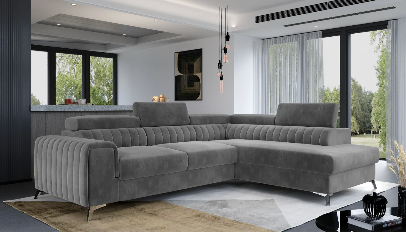 Produs DEMONSTRATIV Coltar extensibil cu lada de depozitare.(personalizabil)