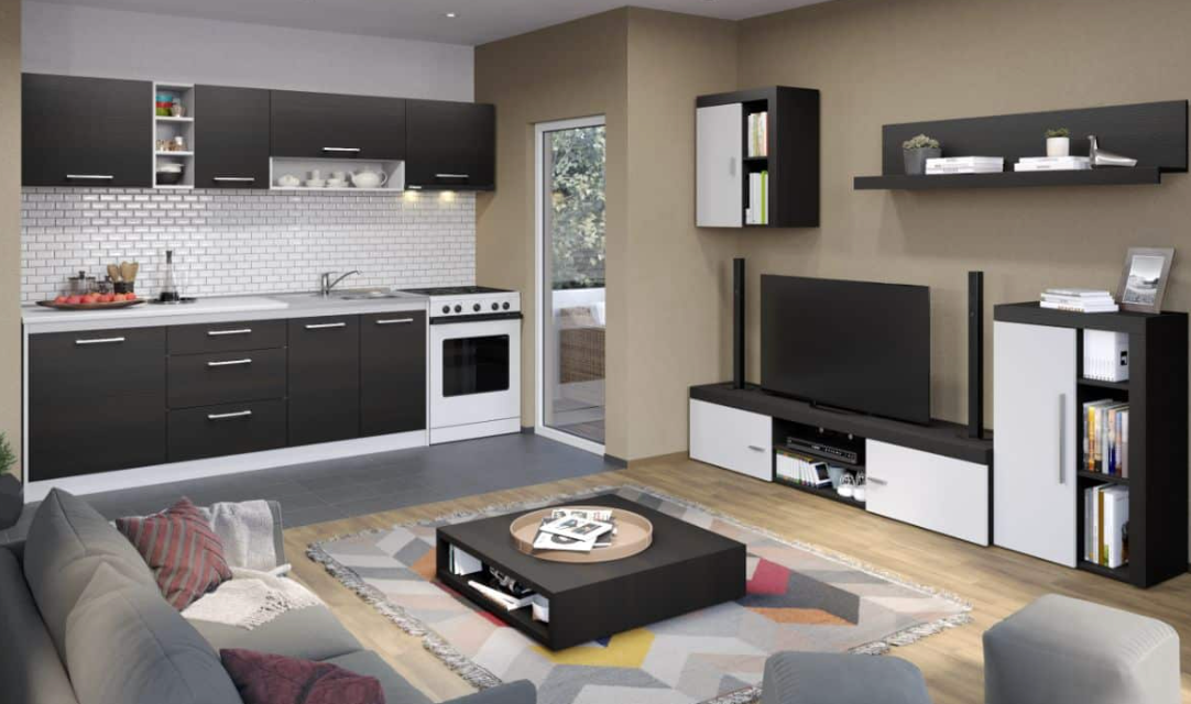 Produs DEMONSTRATIV Pachet Mobila Bucatarie + Living