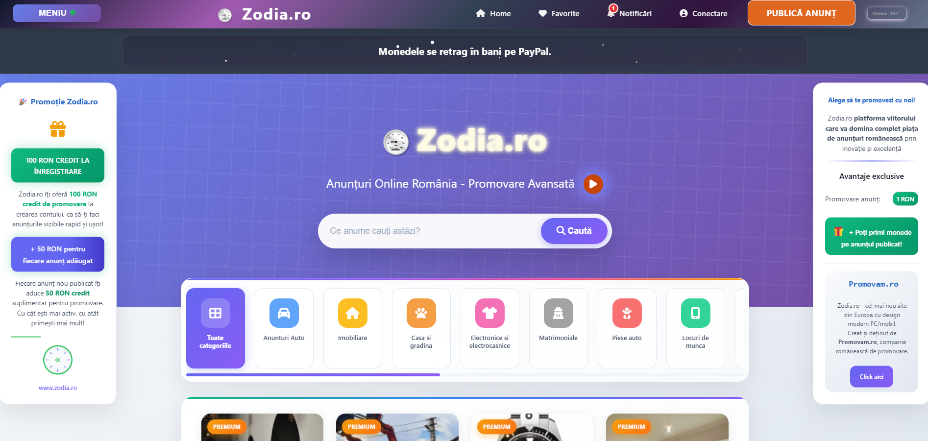 Zodia.ro - Anunțuri Generale